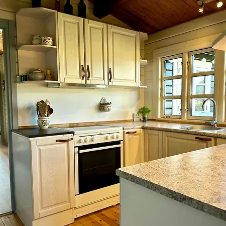 Log With Sea View At Bro * Brenderup